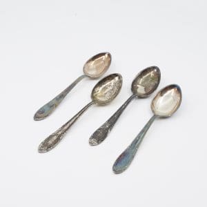 Kaffeskedar "Slottsbarock" CGH S925 65,6g Längd 113mm 4st