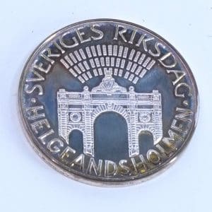 Mynt Silver S925 15,8g Sveriges riksdag Helgeandsholmen 1983