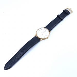 Armbandsur Tissot Guld 18K i boett Längd 24,5cm Boett 34mm, läderband original, quartz