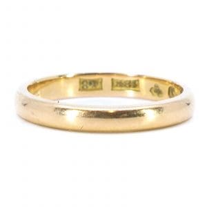 Ring Guld 18K 3,4g Ø17