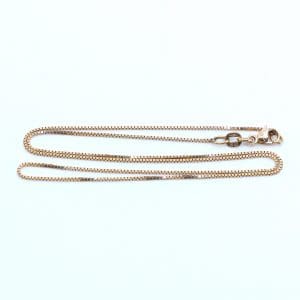 Halskedja Venezia Guld 18K 2,8g Längd 41,5cm Bredd 1mm