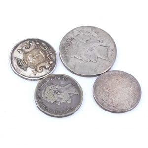 Investeringssilver S925 71,0g diverse mynt