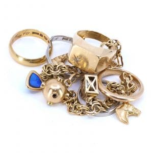 Investeringsguld 18K 44,9g skevt och graverat