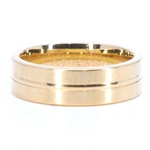 Ring Guld 18K 8,7g Ø18 graverad