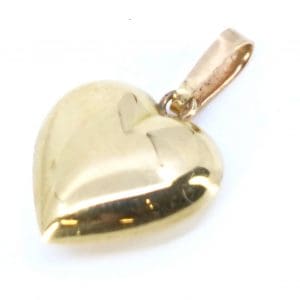 Hänge hjärta Guld 18K 0,7g Bredd 12mm Höjd 18mm