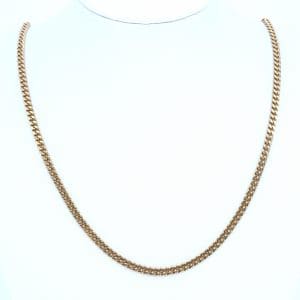 Halskedja Pansar Guld 18K 20,1g Längd 51cm Bredd 3,5mm