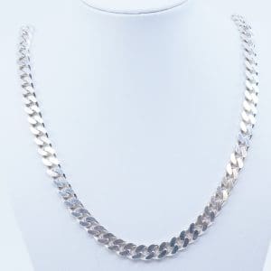 Halskedja Pansar Silver S925 48,3g Längd 51cm Bredd 7mm