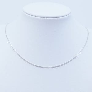 Halskedja Pansar Silver S925 1,8g Längd 5cm Bredd 1mm