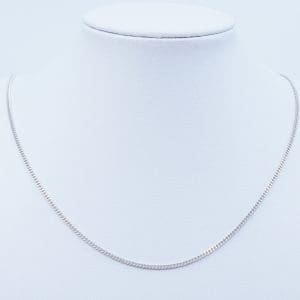Halskedja Pansar Silver S925 2,4g Längd 42cm Bredd 1mm
