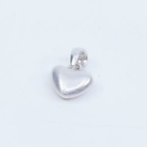 Hänge hjärta Silver S925 0,5g Bredd 9mm Höjd 12mm