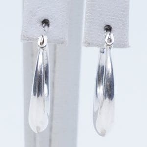 Örhängen creoler Silver S925 1,8g Höjd 21mm Diameter 20mm