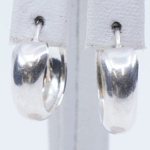 Örhängen creoler Silver S925 2,0g Diameter 16mm