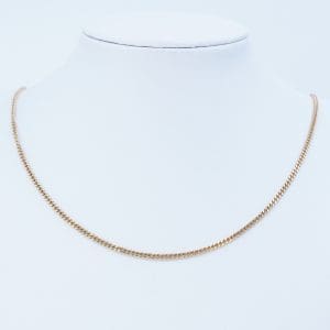 Halskedja Pansar Guld 18K 6,9g Längd 59,5cm Bredd 2mm