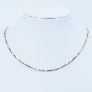 Halskedja Venezia Guld 18K 6,3g Längd 45cm Bredd 1,5mm