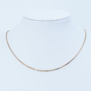 Halskedja Venezia Guld 18K 3,4g Längd 45,5cm Bredd 1mm
