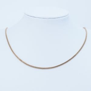 Halskedja Pansar Guld 18K 8,2g Längd 60cm Bredd 2mm