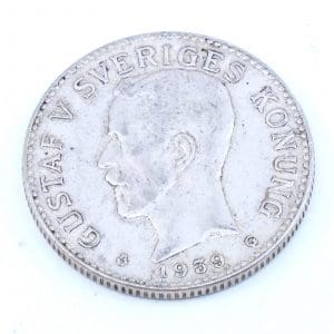 Mynt Med folket för fosterlandet 1939 S830 15g