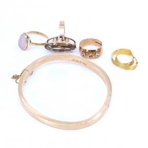 Investeringsguld 14K 25,7g skevt och graverat