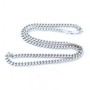 Halskedja Pansar Silver S925 18,3g Längd 39,5cm Bredd 4mm