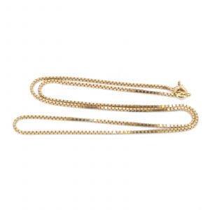 Halskedja Venezia Guld 18K 7g Längd 45cm Bredd 2mm