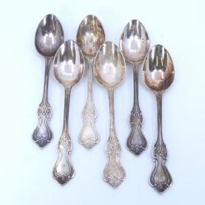 Dessertskedar 6st S830 125g Längd 128mm Olga