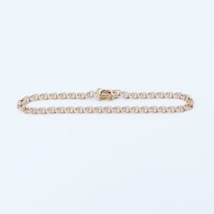 Armband Bismarck Guld 18K 6,1g Längd 18,5cm Bredd 4mm