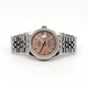 Armbandsur Rolex Datejust 31mm automat stål med vitguldsring 18K, Jubiléelänk stål, snr: Z795651
