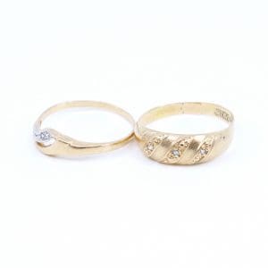 Investeringsguld 18K 3,2g skevt