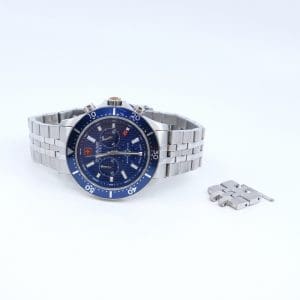 Armbandsur Swiss military Hanowa Flagship X Stål Boett 42mm kvarts datum kronograf litet jack