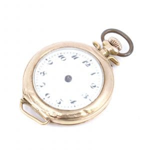 Mormorsur Guld 14K totalvikt 19,7g Boett 29mm defekt graverad baksida bucklig