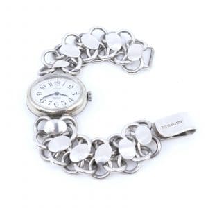 Armbandsur Timestar incabloc 17 rubis Stål med armband i S925 Längd 19cm Boett 28x23mm manuell