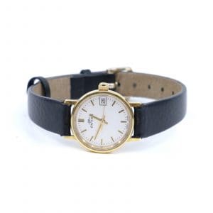 Armbandsur Antima Guld 18K Boett 21mm datum quartz i behov av nytt batteri