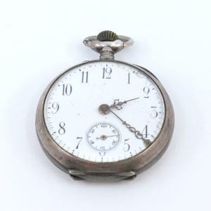 Mormorsur Silver S800 Boett 34mm manuell lös minutvisare medmonogram