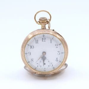 Fickur Guld 14K Brv 27,9g Boett 33mm manuell bucklig saknar sekundvisare