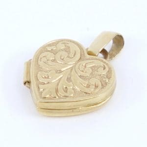 Medaljong Guld 18K 0,7g Bredd 10mm Höjd 15mm