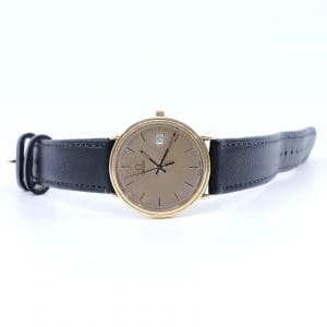 OMEGA, Seamaster, Jubilee quartz datum nytt läderarmband batteribyte krävs graverad