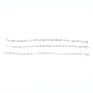 Armband 3st Bismarck Silver S925 9g Längd 16cm Bredd 4mm