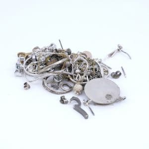 Investeringssilver S830-S925 40,4g defekt med stenar