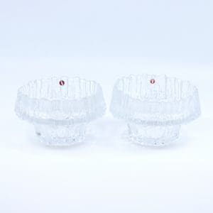 Ljuslycktor 2st Iittala "Stellaria" av Tapio Wirkkala
