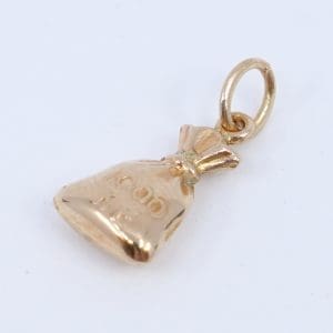 Hänge/berlock Guld 18K 0,5g Bredd 8mm Höjd 17mm