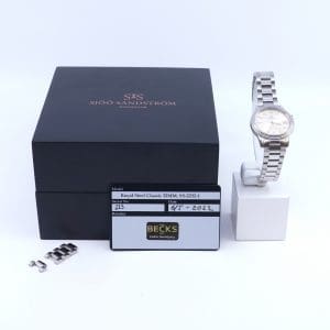 Armbandsur Sjöö Sandström Royal Steel Classic Stål Boett 32mm kvarts med cert  från 2022 i box