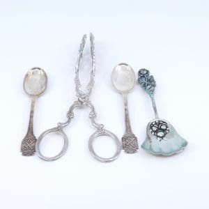 Investeringssilver S830 75,6g 3 skedar 1 sockertång