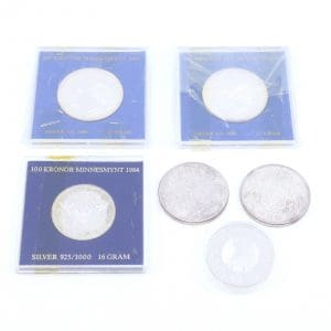 Mynt 6st Silver S925 142,1g