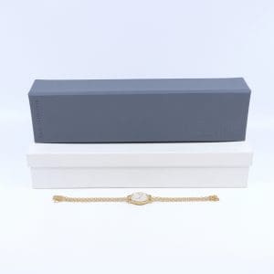 Armbandsur Certina med armband X-länk Guld 18K Längd 19cm Boett 23mm kvarts graverad i box