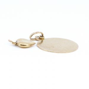 Investeringsguld 18K 2,2g graverat skadat