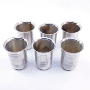 Investeringssilver S925 100,8g 6st bägare, höjd ca5cm, Ø4cm