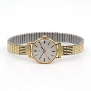 Armbandsur Certina 18K brv 22,8g Boett 21mm, manuell, graverad boett, flexarmband stål