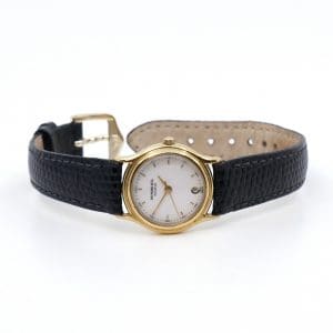 Armbandsur Raymond Weil Stål/electroplated, quartz-går ej, datum, Boett 23mm, läderband