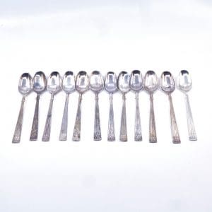 Kaffeskedar 12st S830 115g Längd 114mm modell Arvsilver