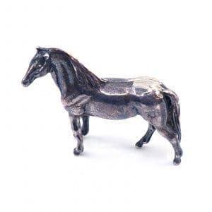 Häst miniatyr S925 brv 8,2g höjd 2,5cm bredd 2,5cm